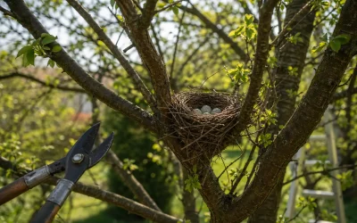 Élagage et nidification des oiseaux : ce que dit la loi