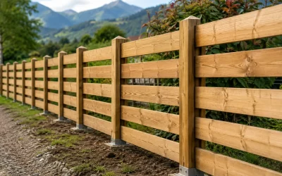 Clôture en bois : avantages, durée de vie et entretien