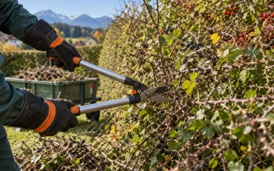 Taille de haies défensives (épineux, ronces) : quel coût ?